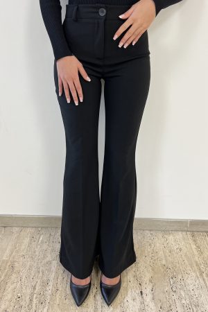 Pantalon noir taille haute