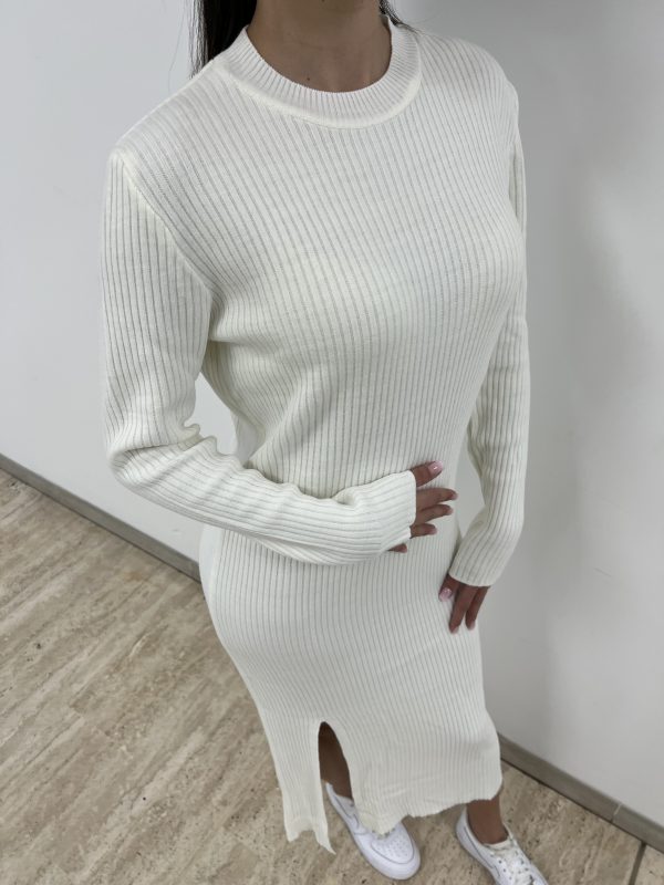Robe longue maille