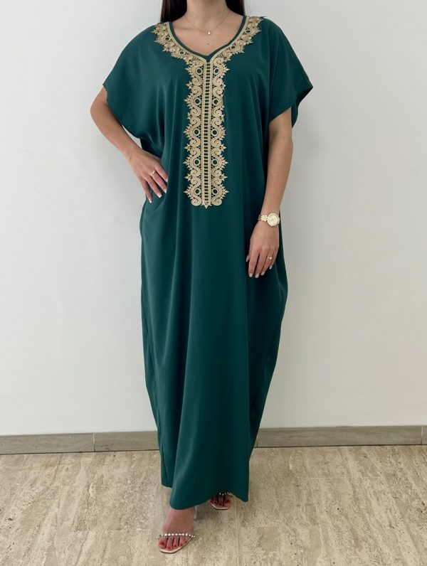 Abaya Janna vert émeraude – Image 2